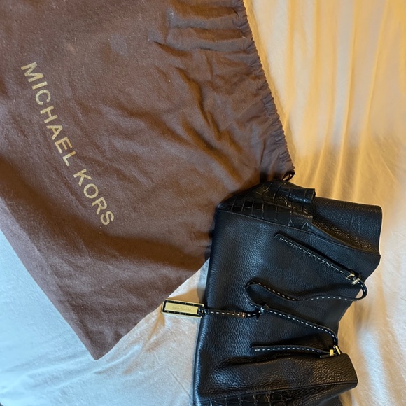 Michael Kors Collection - black croc leather tote - Picture 2 of 5